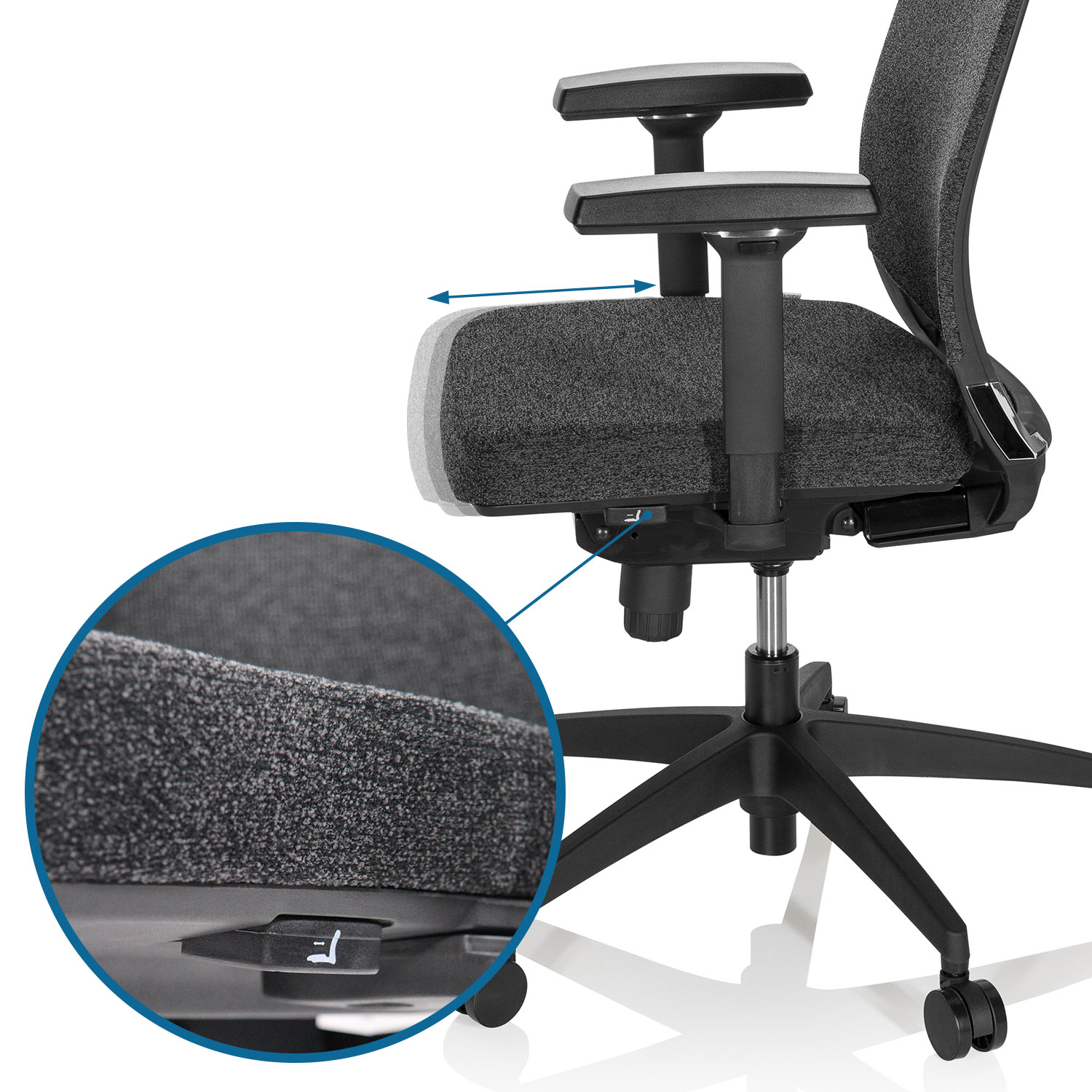 Chefsessel PORTO MAX HIGH Stoff