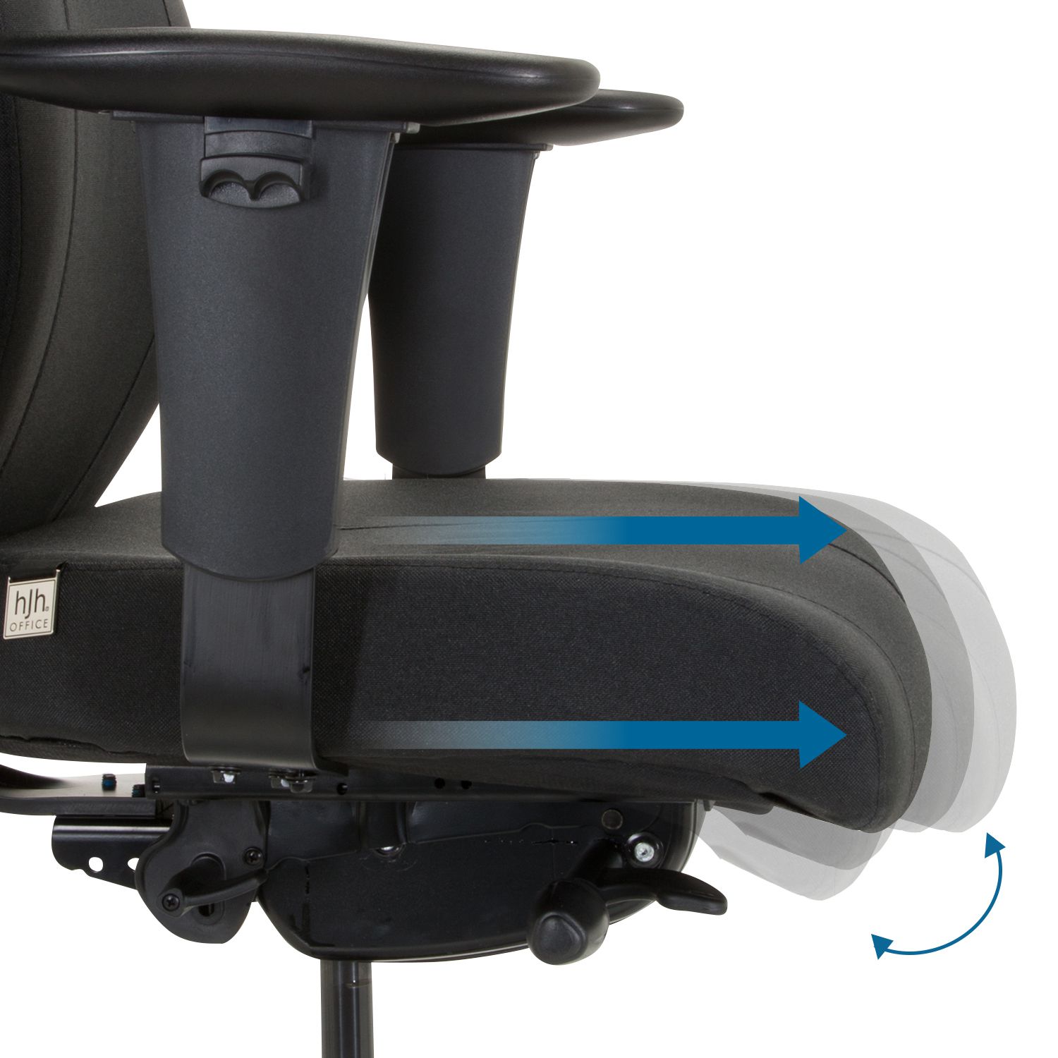 RESISTIO XXL Arbeitsstuhl | ergonomischer Bürostuhl | bis 200 kg | für langes Sitzen