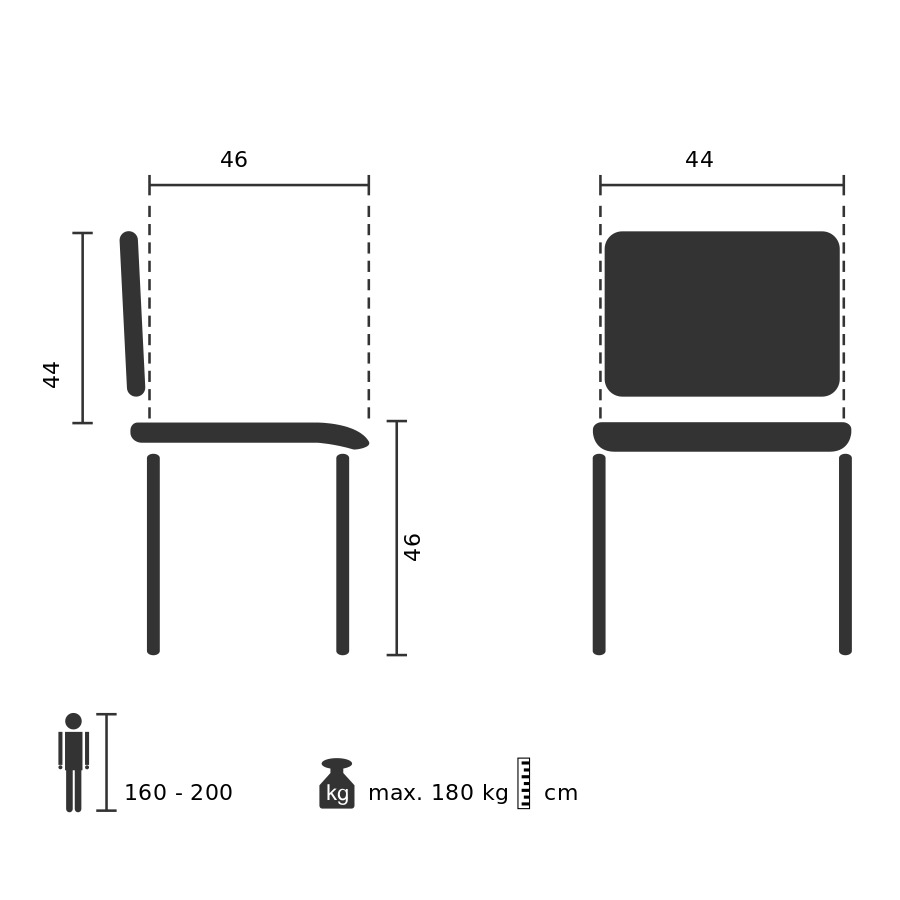Besucherstuhl / Konferenzstuhl K9 V
