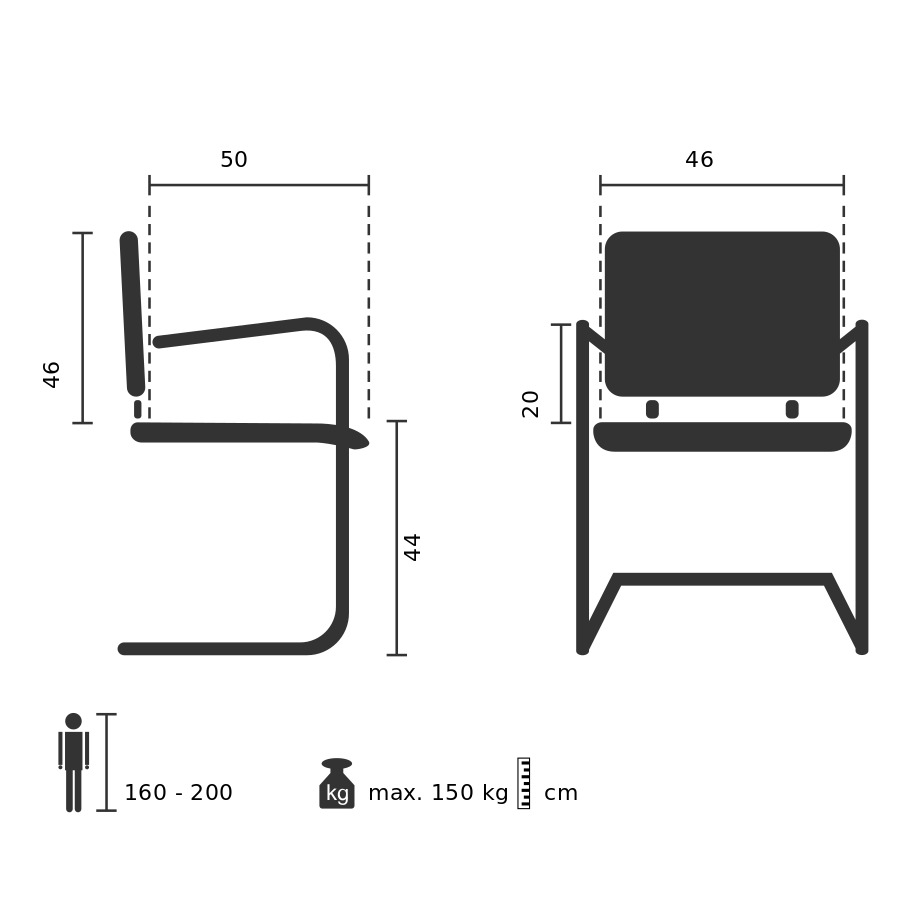 Freischwinger LEVIA V