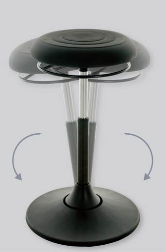 Multibeweglicher Drehhocker