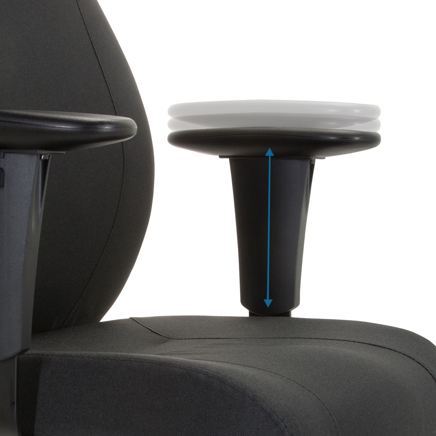 RESISTIO XXL Arbeitsstuhl | ergonomischer Bürostuhl | bis 200 kg | für langes Sitzen