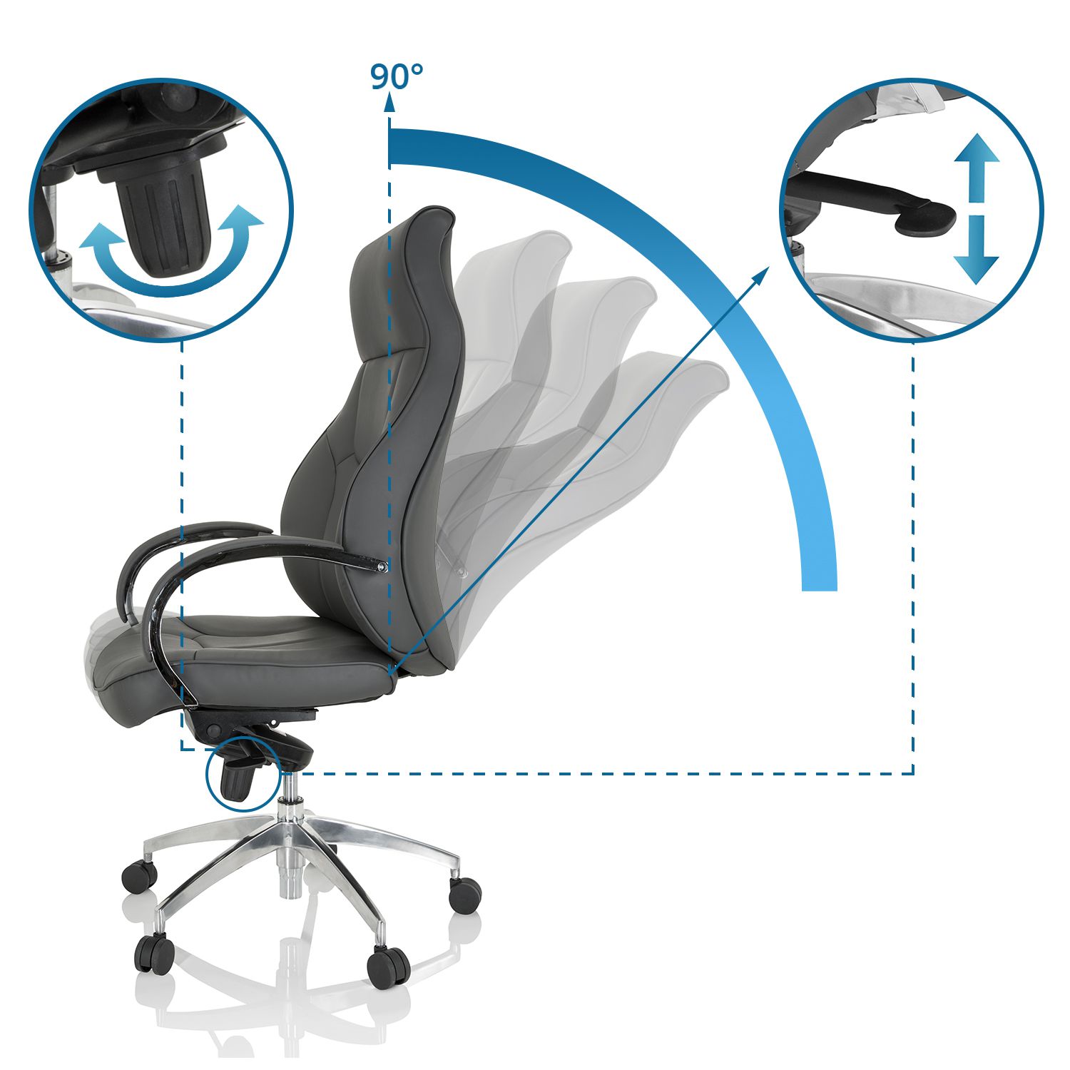 XL Bürostuhl ELEGANCE