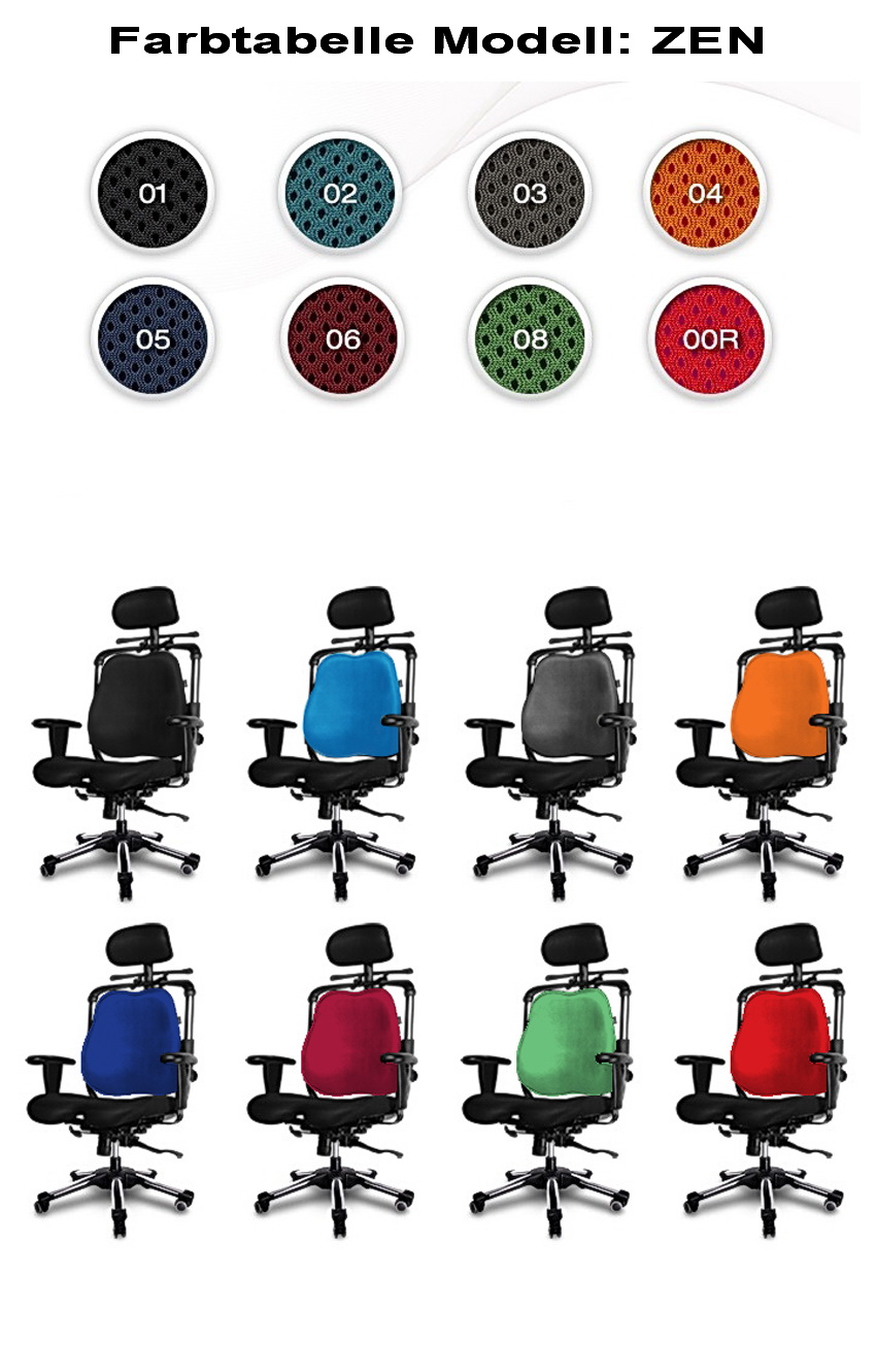 HARASTUHL ZEN Bürostuhl | orthopädisch | ergonomisch | für rückenschonendes Sitzen